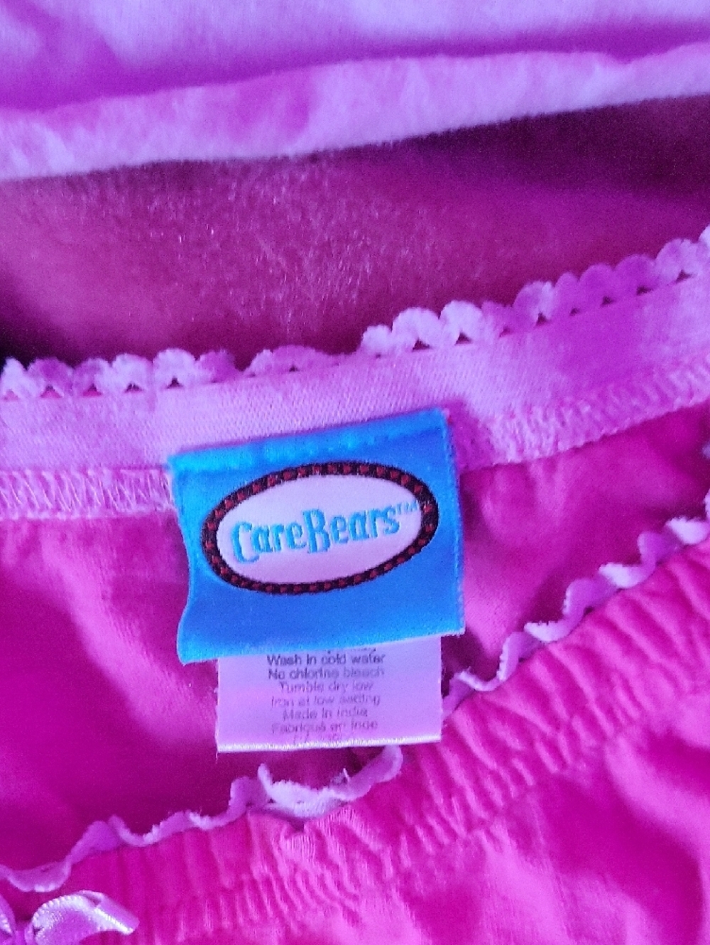 Care Bears Bright Pink Children's Tank and Shorts Set - Picture 4 of 10